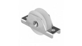 Foto de Sliding wheel nylon screw support Ø80 angular channel